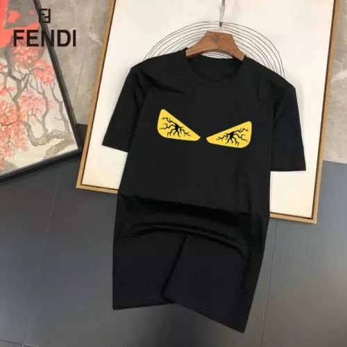 Wholesale Fendi T-Shirts Short Sleeved For Unisex #1334568 $25.00 USD, Wholesale Quality Replica Fendi T-Shirts