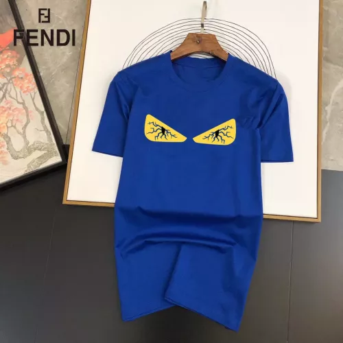 Wholesale Fendi T-Shirts Short Sleeved For Unisex #1334569 $25.00 USD, Wholesale Quality Replica Fendi T-Shirts