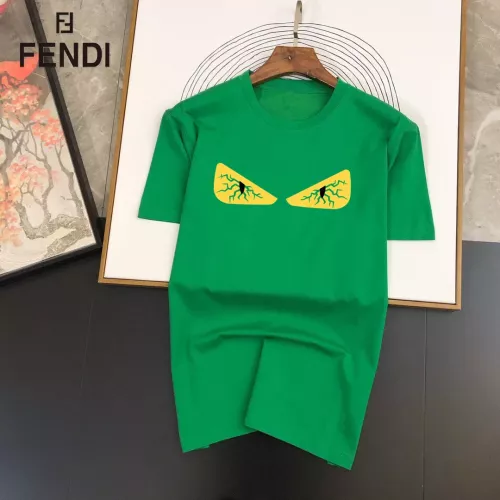 Wholesale Fendi T-Shirts Short Sleeved For Unisex #1334570 $25.00 USD, Wholesale Quality Replica Fendi T-Shirts
