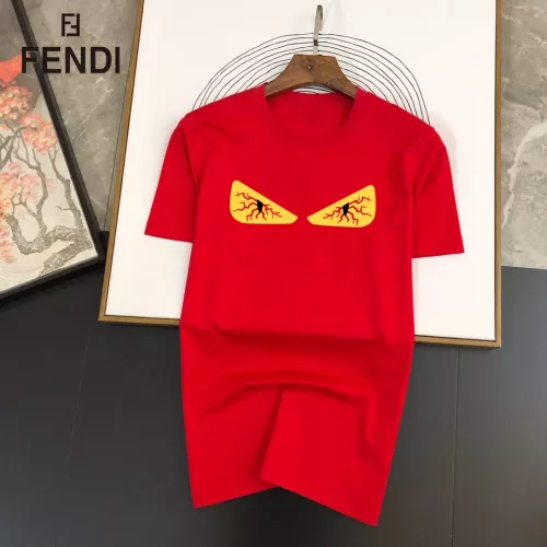 Wholesale Fendi T-Shirts Short Sleeved For Unisex #1334571 $25.00 USD, Wholesale Quality Replica Fendi T-Shirts