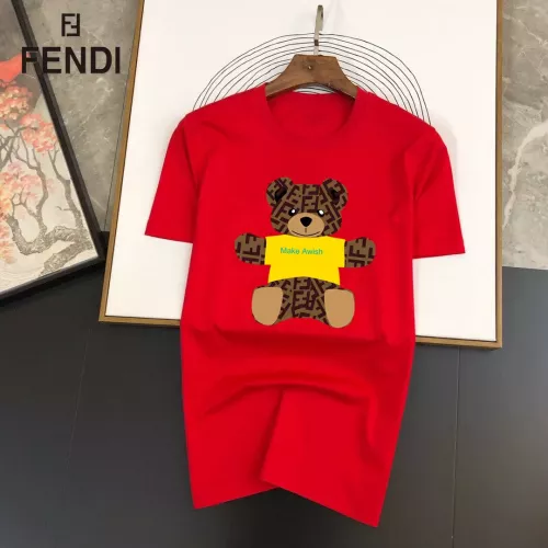 Wholesale Fendi T-Shirts Short Sleeved For Unisex #1334583 $25.00 USD, Wholesale Quality Replica Fendi T-Shirts