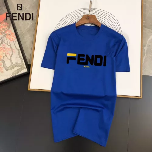 Wholesale Fendi T-Shirts Short Sleeved For Unisex #1334589 $25.00 USD, Wholesale Quality Replica Fendi T-Shirts