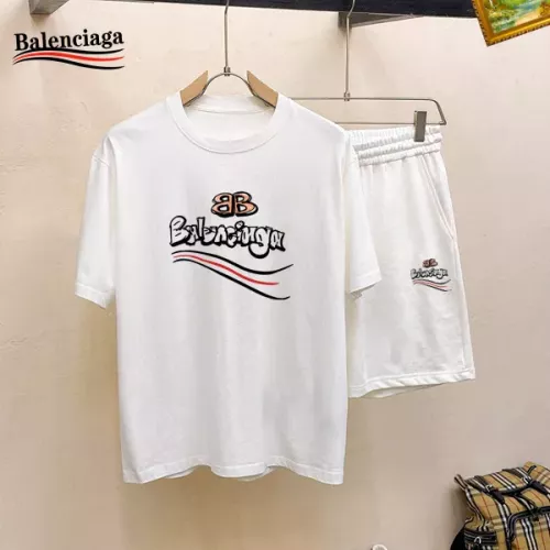 Wholesale Balenciaga Fashion Tracksuits Short Sleeved For Men #1334696 $48.00 USD, Wholesale Quality Replica Balenciaga Fashion Tracksuits