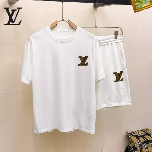 Wholesale Louis Vuitton LV Tracksuits Short Sleeved For Men #1334712 $48.00 USD, Wholesale Quality Replica Louis Vuitton LV Tracksuits