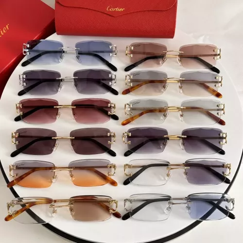 Replica Cartier AAA Quality Sunglassess #1334725 $64.00 USD for Wholesale