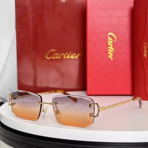 Wholesale Cartier AAA Quality Sunglassess #1334731 $64.00 USD, Wholesale Quality Replica Cartier AAA Quality Sunglassess