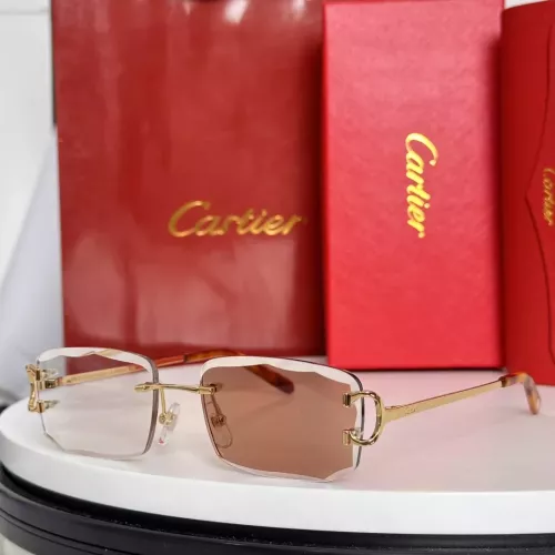 Wholesale Cartier AAA Quality Sunglassess #1334733 $64.00 USD, Wholesale Quality Replica Cartier AAA Quality Sunglassess