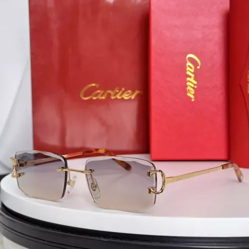 Wholesale Cartier AAA Quality Sunglassess #1334734 $64.00 USD, Wholesale Quality Replica Cartier AAA Quality Sunglassess