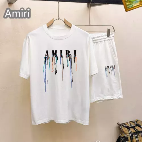 Wholesale Amiri Tracksuits Short Sleeved For Men #1334735 $48.00 USD, Wholesale Quality Replica Amiri Tracksuits