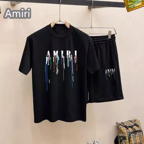 Wholesale Amiri Tracksuits Short Sleeved For Men #1334737 $48.00 USD, Wholesale Quality Replica Amiri Tracksuits