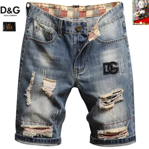 Wholesale Dolce &amp; Gabbana D&amp;G Jeans For Men #1334789 $40.00 USD, Wholesale Quality Replica Dolce &amp; Gabbana D&amp;G Jeans