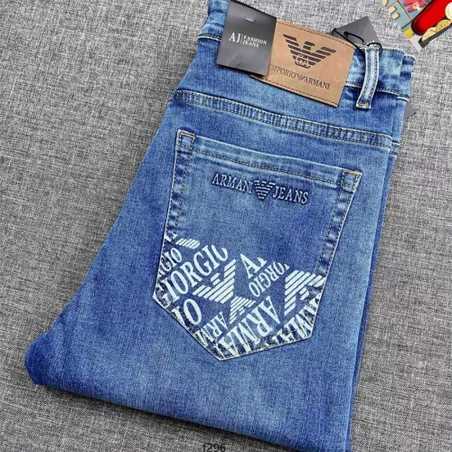 Wholesale Armani Jeans For Men #1334814 $48.00 USD, Wholesale Quality Replica Armani Jeans