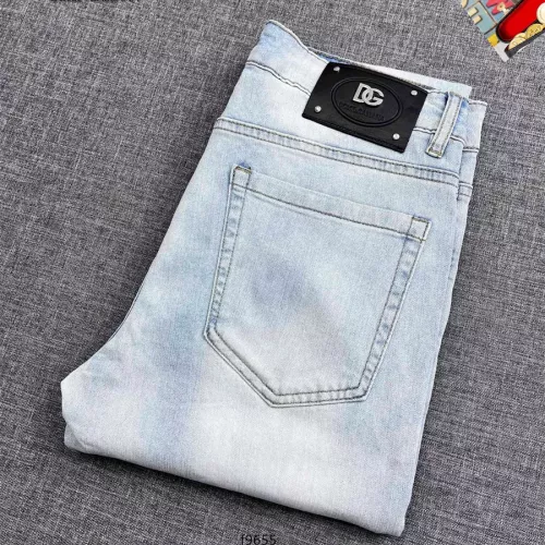 Wholesale Dolce &amp; Gabbana D&amp;G Jeans For Men #1334818 $48.00 USD, Wholesale Quality Replica Dolce &amp; Gabbana D&amp;G Jeans