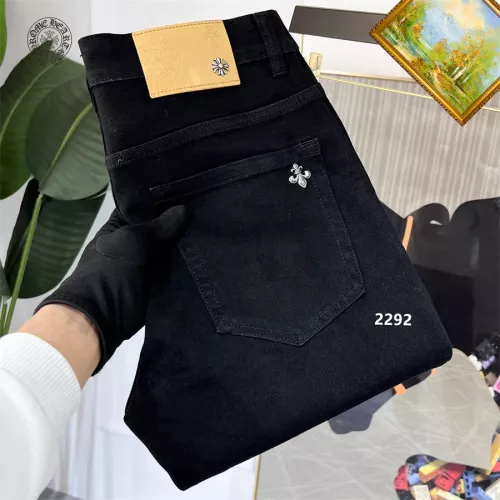 Wholesale Chrome Hearts Jeans For Men #1334833 $48.00 USD, Wholesale Quality Replica Chrome Hearts Jeans