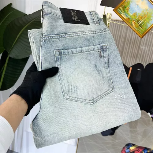 Wholesale Yves Saint Laurent YSL Jeans For Men #1334834 $48.00 USD, Wholesale Quality Replica Yves Saint Laurent YSL Jeans