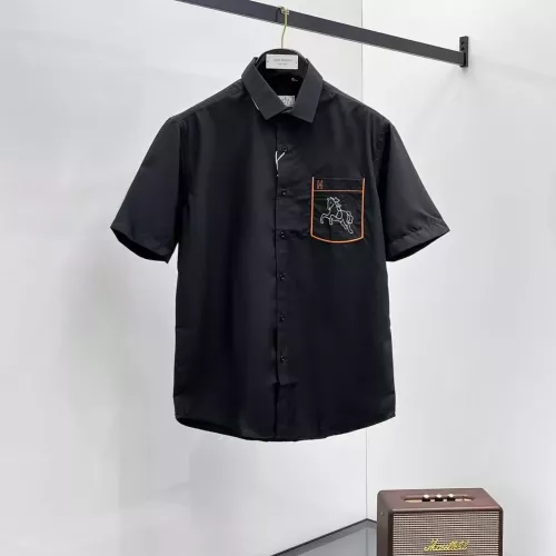 Wholesale Hermes Shirts Short Sleeved For Men #1334838 $42.00 USD, Wholesale Quality Replica Hermes Shirts