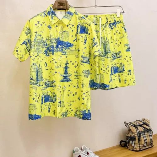 Wholesale Louis Vuitton LV Tracksuits Short Sleeved For Men #1334899 $64.00 USD, Wholesale Quality Replica Louis Vuitton LV Tracksuits