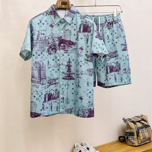 Wholesale Louis Vuitton LV Tracksuits Short Sleeved For Men #1334900 $64.00 USD, Wholesale Quality Replica Louis Vuitton LV Tracksuits