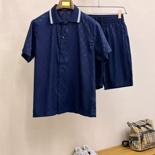 Wholesale Louis Vuitton LV Tracksuits Short Sleeved For Men #1334908 $64.00 USD, Wholesale Quality Replica Louis Vuitton LV Tracksuits