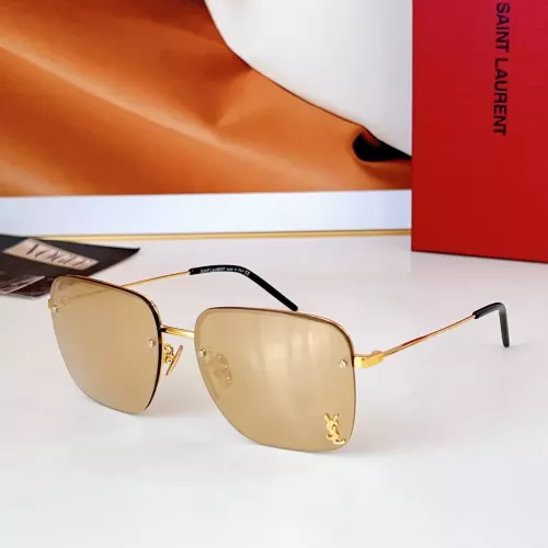 Wholesale Yves Saint Laurent YSL AAA Quality Sunglasses #1334950 $60.00 USD, Wholesale Quality Replica Yves Saint Laurent YSL AAA Quality Sunglasses