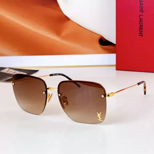 Wholesale Yves Saint Laurent YSL AAA Quality Sunglasses #1334952 $60.00 USD, Wholesale Quality Replica Yves Saint Laurent YSL AAA Quality Sunglasses