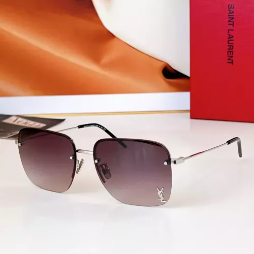 Wholesale Yves Saint Laurent YSL AAA Quality Sunglasses #1334953 $60.00 USD, Wholesale Quality Replica Yves Saint Laurent YSL AAA Quality Sunglasses
