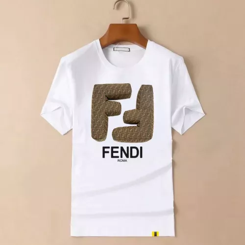 Wholesale Fendi T-Shirts Short Sleeved For Men #1334995 $40.00 USD, Wholesale Quality Replica Fendi T-Shirts
