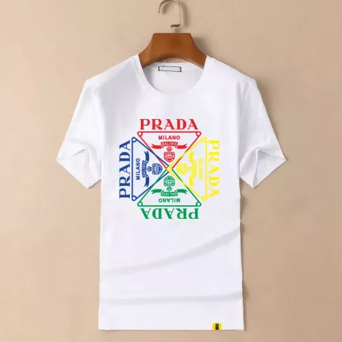 Wholesale Prada T-Shirts Short Sleeved For Men #1335019 $40.00 USD, Wholesale Quality Replica Prada T-Shirts