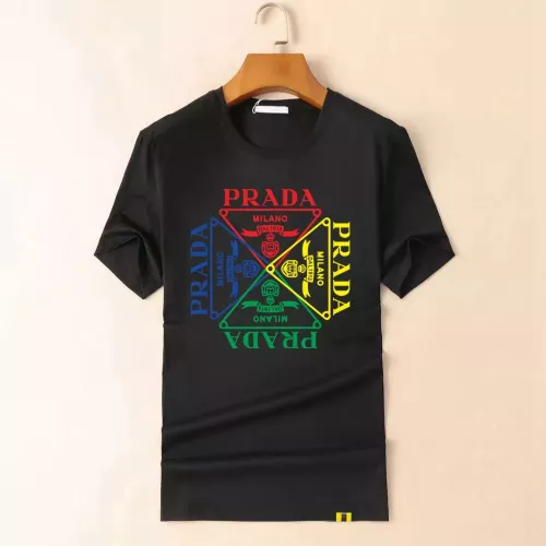 Wholesale Prada T-Shirts Short Sleeved For Men #1335020 $40.00 USD, Wholesale Quality Replica Prada T-Shirts