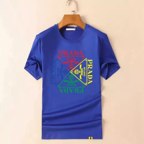 Wholesale Prada T-Shirts Short Sleeved For Men #1335021 $40.00 USD, Wholesale Quality Replica Prada T-Shirts