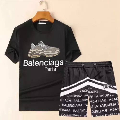 Wholesale Balenciaga Fashion Tracksuits Short Sleeved For Men #1335097 $68.00 USD, Wholesale Quality Replica Balenciaga Fashion Tracksuits