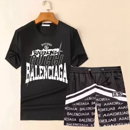 Wholesale Balenciaga Fashion Tracksuits Short Sleeved For Men #1335101 $68.00 USD, Wholesale Quality Replica Balenciaga Fashion Tracksuits