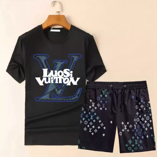 Wholesale Louis Vuitton LV Tracksuits Short Sleeved For Men #1335112 $68.00 USD, Wholesale Quality Replica Louis Vuitton LV Tracksuits
