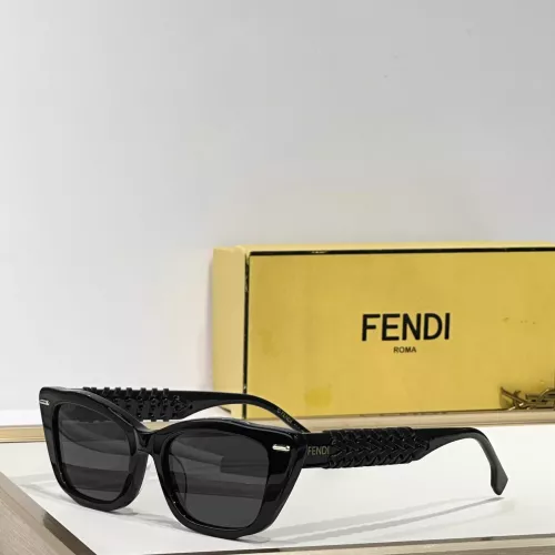 Wholesale Fendi AAA Quality Sunglasses #1335138 $64.00 USD, Wholesale Quality Replica Fendi AAA Quality Sunglasses