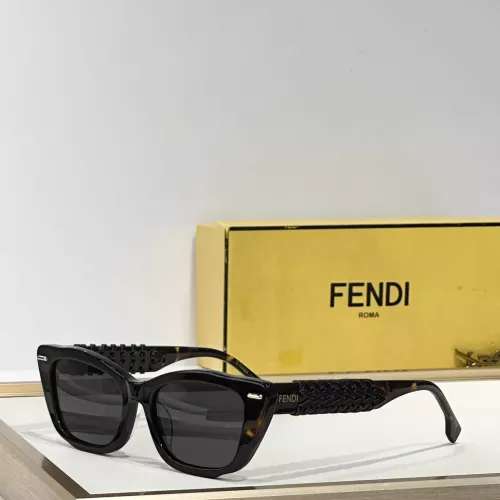 Wholesale Fendi AAA Quality Sunglasses #1335139 $64.00 USD, Wholesale Quality Replica Fendi AAA Quality Sunglasses