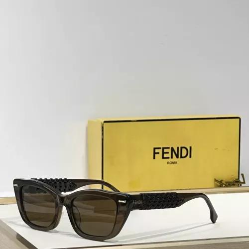 Wholesale Fendi AAA Quality Sunglasses #1335140 $64.00 USD, Wholesale Quality Replica Fendi AAA Quality Sunglasses