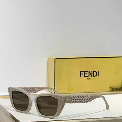 Wholesale Fendi AAA Quality Sunglasses #1335143 $64.00 USD, Wholesale Quality Replica Fendi AAA Quality Sunglasses