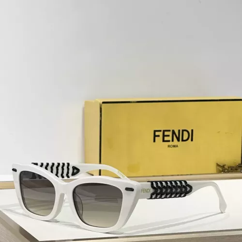 Wholesale Fendi AAA Quality Sunglasses #1335144 $64.00 USD, Wholesale Quality Replica Fendi AAA Quality Sunglasses