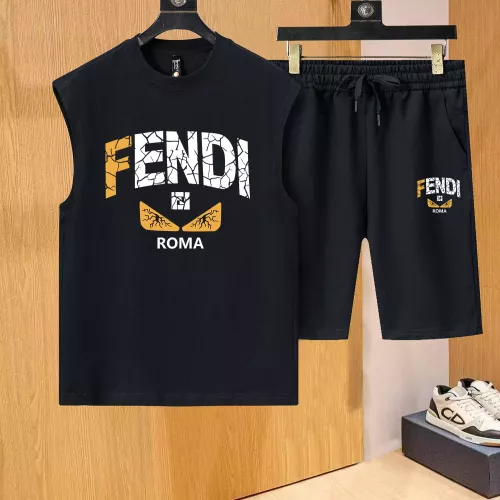 Wholesale Fendi Tracksuits Sleeveless For Men #1335145 $52.00 USD, Wholesale Quality Replica Fendi Tracksuits