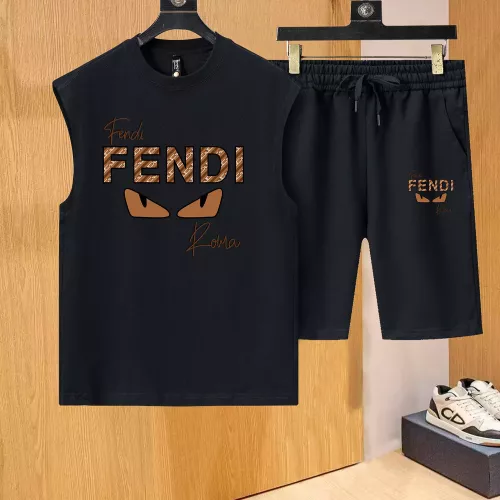 Wholesale Fendi Tracksuits Sleeveless For Men #1335148 $52.00 USD, Wholesale Quality Replica Fendi Tracksuits