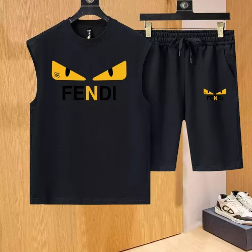 Wholesale Fendi Tracksuits Sleeveless For Men #1335154 $52.00 USD, Wholesale Quality Replica Fendi Tracksuits