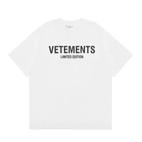 Wholesale VETEMENTS T-Shirts Short Sleeved For Unisex #1335173 $29.00 USD, Wholesale Quality Replica VETEMENTS T-Shirts