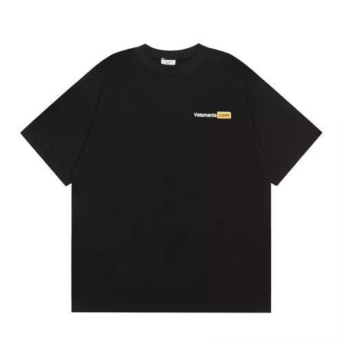 Wholesale VETEMENTS T-Shirts Short Sleeved For Unisex #1335176 $29.00 USD, Wholesale Quality Replica VETEMENTS T-Shirts