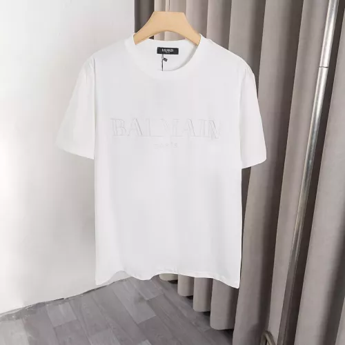 Wholesale Balmain T-Shirts Short Sleeved For Men #1335188 $32.00 USD, Wholesale Quality Replica Balmain T-Shirts