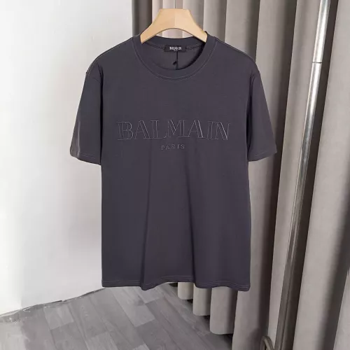 Wholesale Balmain T-Shirts Short Sleeved For Men #1335189 $32.00 USD, Wholesale Quality Replica Balmain T-Shirts