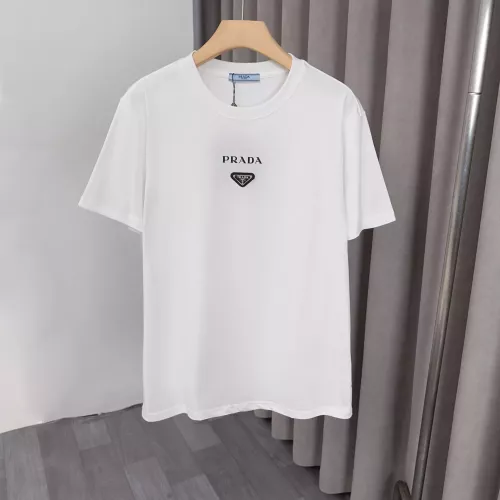 Wholesale Prada T-Shirts Short Sleeved For Men #1335299 $32.00 USD, Wholesale Quality Replica Prada T-Shirts