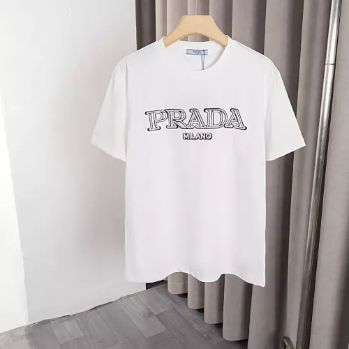 Wholesale Prada T-Shirts Short Sleeved For Men #1335301 $32.00 USD, Wholesale Quality Replica Prada T-Shirts