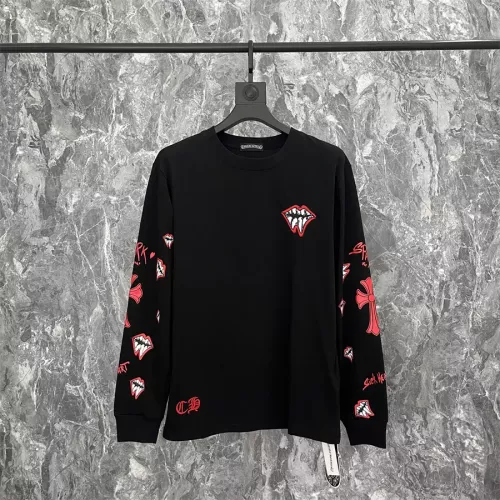 Wholesale Chrome Hearts T-Shirts Long Sleeved For Unisex #1335323 $42.00 USD, Wholesale Quality Replica Chrome Hearts T-Shirts