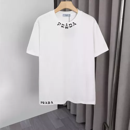 Wholesale Prada T-Shirts Short Sleeved For Men #1335454 $34.00 USD, Wholesale Quality Replica Prada T-Shirts