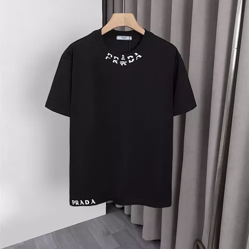 Wholesale Prada T-Shirts Short Sleeved For Men #1335455 $34.00 USD, Wholesale Quality Replica Prada T-Shirts